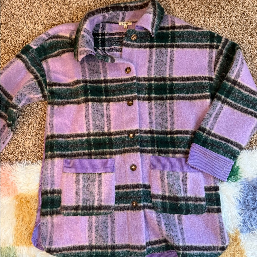 New Jodifl Shacket size M. NWT So cute!  True to size medium, slight oversized